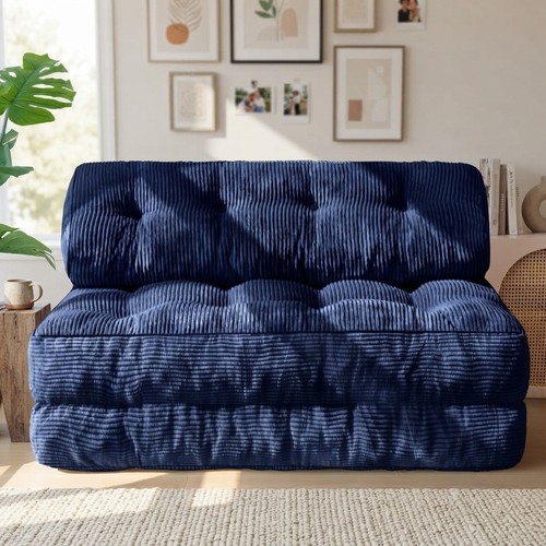 Portable navy sofa bed with - portable,