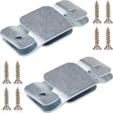 4x DIVAN Connector Clips Interlocking Metal Beds Brackets Corner Sofa Connecting