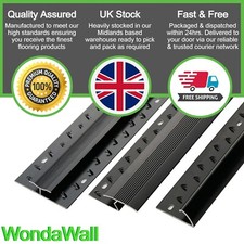 Matt Black Carpet Cover Door