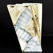 Vintage Carn Pottery Fan Vases