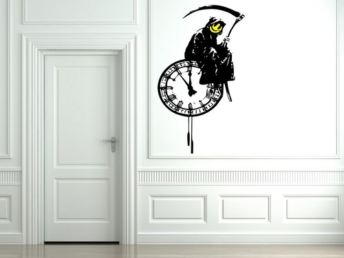 Banksy grim reaper death - reaper, on