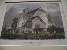 coloured - engraving of "