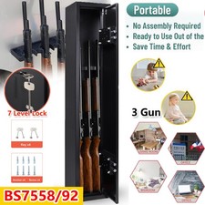 3 Gun Cabinet Steel Lockable