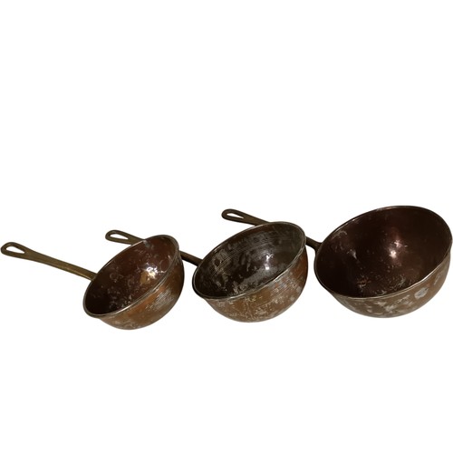 Set three vintage copper - three,