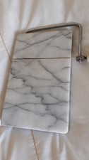 T&G Black Marble Cheese Cutting Board with Wire Cutter