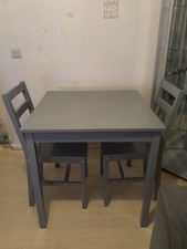 Wooden Dining Table Set of 2