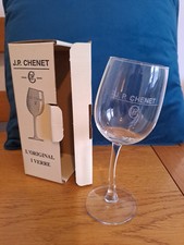 Vintage J P Chenet Wonky Wine Glass, Original Box Novelty Gift