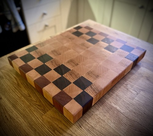 End grain cutting - cutting, oak
