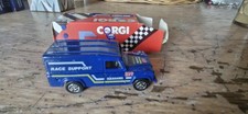 CORGI DIE CAST MODEL 1985 LAND ROVER RACE SUPPORT VEHICLE