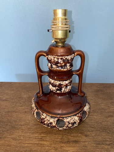 Vintage fat lava vase - vintage,