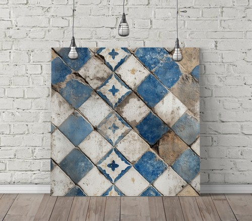 Blue ceramic tiles - blue,