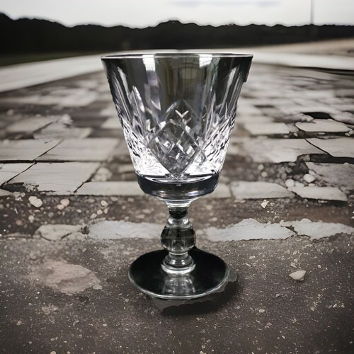 Crystal wine glass pattern - crystal,