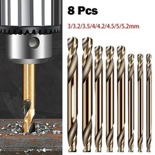 8pcs Cobalt Drill Bit Set