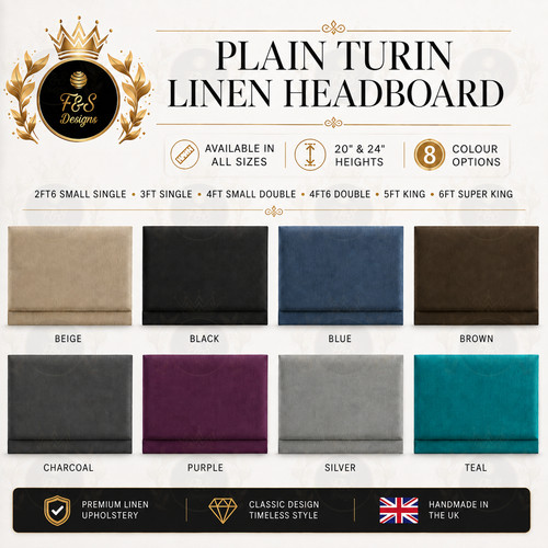 Plain turin linen upholstered - plain,