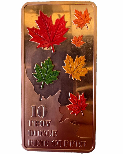Troy ounce fine copper bar - troy,