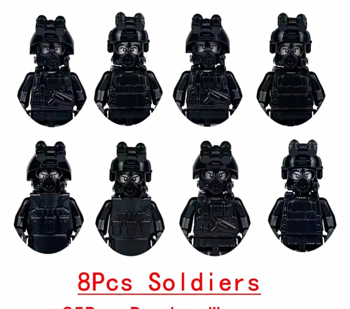 Lego soldier swat police - 8,