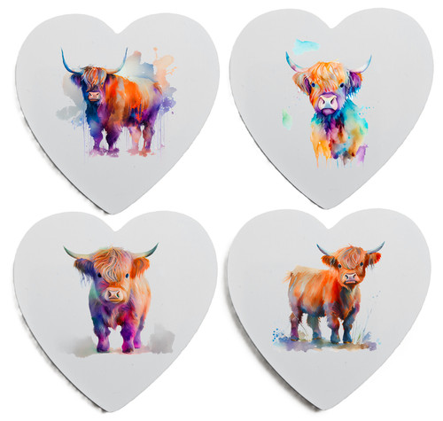 Highland cow fridge magnets - highland,