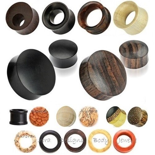 Wooden ear plug organic - -,