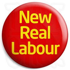 New Real Labour - Jeremy Corbyn - 25mm Button Badge with Fridge Magnet Option