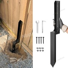 Upgraded Heavy Duty Fence Post Repair Stakes Fence Post Anchor Ground Sturdy