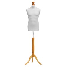 Tailors dummy male white - tailors,
