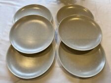 Vintage Poole Pottery Twintone Seagull 6 x Side Plates 18cm