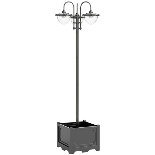 189cm head solar lamp post - 189cm,