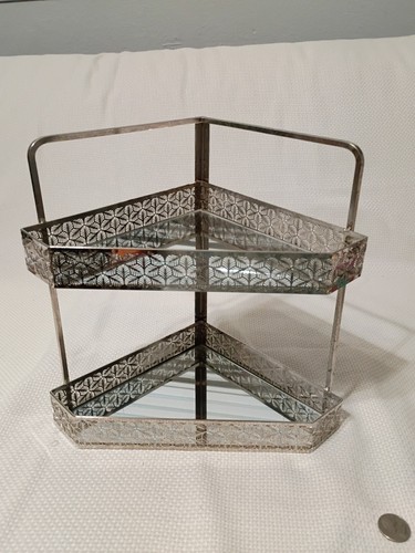 Two tier silver tone chrome - two,