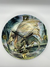 Dragon Plate Clock, Handmade