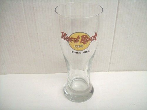 Hard rock cafe pilsner glass - glass,