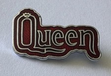 Queen Pin Badge, Vintage, 1980s