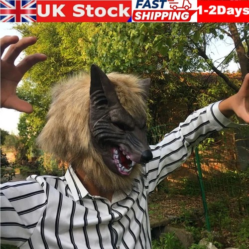Werewolf halloween mask - mask, latex