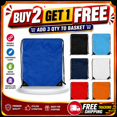 Drawstring bag nylon - nylon, rucksack