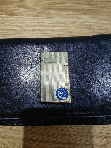 555 gold ribbed lighter - 555,
