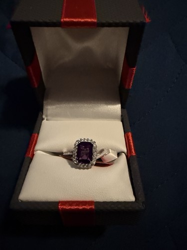 925 amethyst sapphire lab - sapphire,