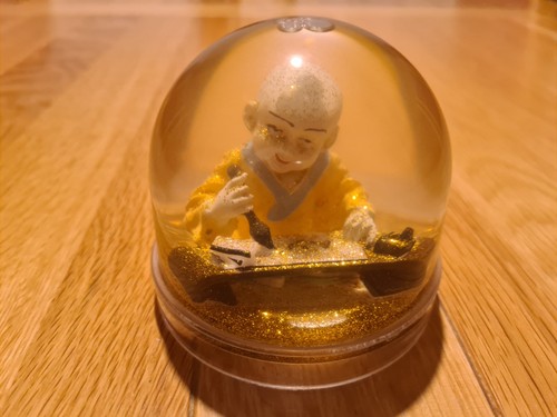 Vintage buddha snow globe - vintage,