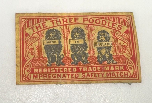 Vintage british matchbox label - vintage,