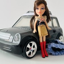 Lil’ Bratz Doll Bundle Lil’ Coupe & Dana With Clothes & Shoes! Mini Cooper Car