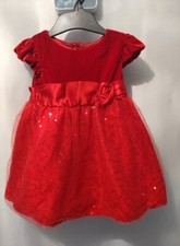 Beautiful Baby Girls Red Party/Formal Dress, 3-6 Months, M&Co. *Good Condition*