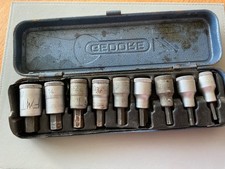 GEDORE SOCKET SET, S/D 1/2