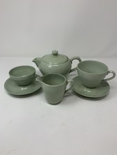 Vintage Spode Flemish Green Bundle Tea Set [b.J3-2]