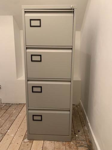 Bisley 4drawer filing cabinet - bisley,
