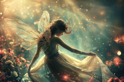 Fairy canvas picture print - fairy,