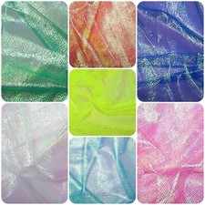Sheer Rainbow Pearl Organza
