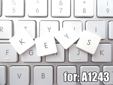 Genuine A1243 Replacement Keys (inc Hinge) Apple Mac Wired Wireless UK Keyboard