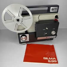 Silma S99 Super 8  8mm Cine Movie Film Projector - Powers Up - Untested No Lead