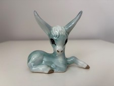 Szeiler Vintage Donkey Figurine Light Blue 8cm x 7cm