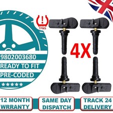 4X Pre-Programmed TPMS Sensor