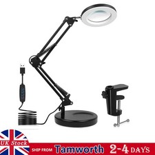 10X Magnifier Glass LED Desk