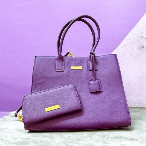 Joy iman purple tote bag - iman,